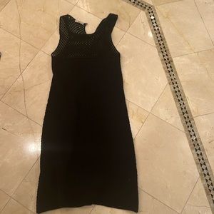Prada black dress w slip